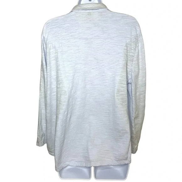 Jones New York XXL Light Blue Button-Up 100% Cotton Shirt - Picture 5 of 6